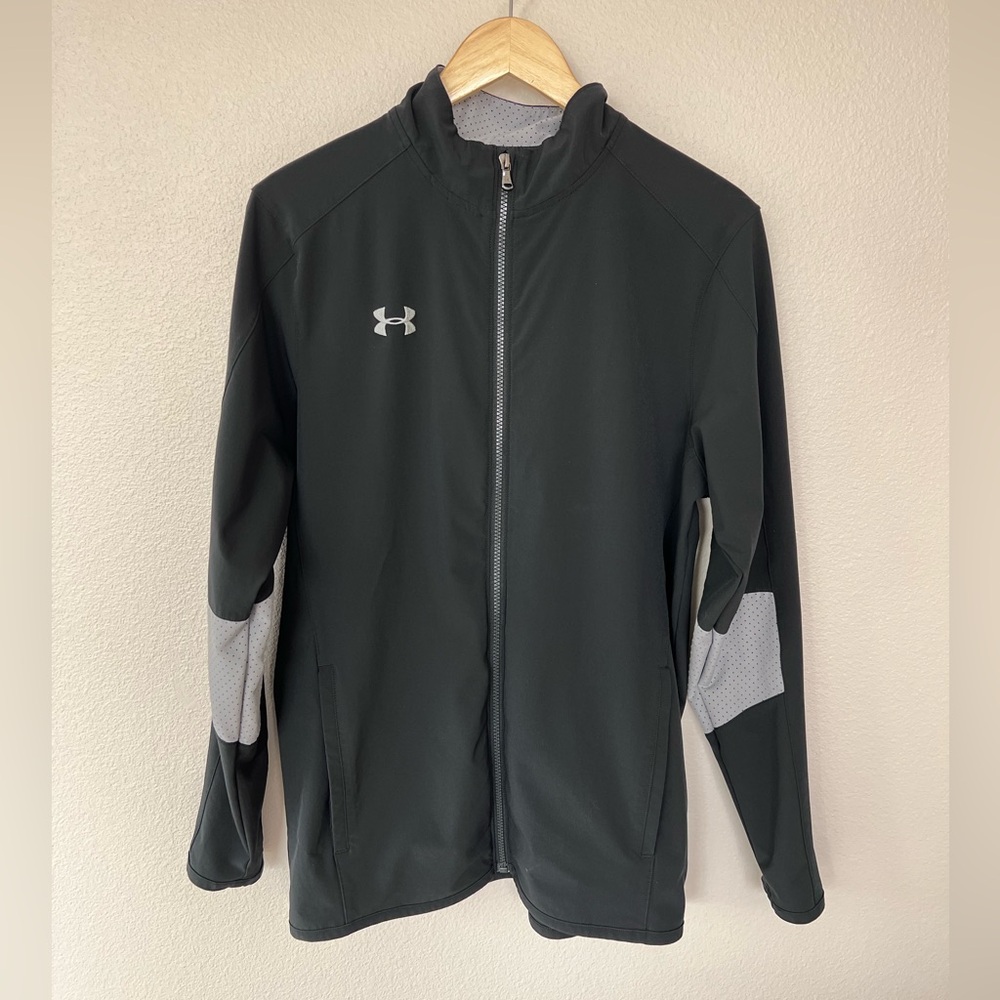 Under Armour Men's Black and Gray Performance Jacket